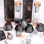 Raw Crystal Gemstone Tea Strainer - Amethyst Cluster - Image 3