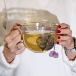 Raw Crystal Gemstone Tea Strainer - Amethyst Cluster - Image 7