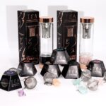 Raw Crystal Gemstone Tea Strainer - Rose Quartz - Image 6