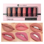 Confezione da 6 rossetti nude opachi, a lunga tenuta, facili da applicare, alta pigmentazione, non lasciano macchie sulle tazze, set trucco per labbra, ideale come regalo. - Image 5