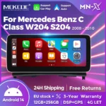 MEKEDE 12.5 pollici Android 14 Wireless Carpaly Auto Radio per Mercedes Benz Classe C W204 S204 2008-2010 GPS DSP Lettore multimediale