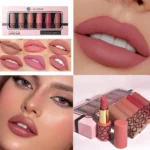 Confezione da 6 rossetti nude opachi, a lunga tenuta, facili da applicare, alta pigmentazione, non lasciano macchie sulle tazze, set trucco per labbra, ideale come regalo. - Image 4