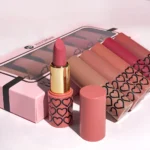 Confezione da 6 rossetti nude opachi, a lunga tenuta, facili da applicare, alta pigmentazione, non lasciano macchie sulle tazze, set trucco per labbra, ideale come regalo. - Image 3
