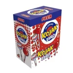 Kojak Cherry Fiesta Zero Sugar Free, 70 Unità di Chupa Senza Glutine, Lattosio e Zucchero – Marchio Fiesta
