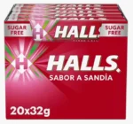 Scatola Halls con 20 Bastoncini di Caramelle Dure da 32 g - Gusti Eucalipto, Limone e Miele, Extra Forti, Mix di Anguria e Agrumi