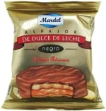 Deliziosi Alfajores Mardel Ripieni di Dulce de Leche e Ricoperti di Cioccolato Fondente, Confezione da 24 Unità - Qumir