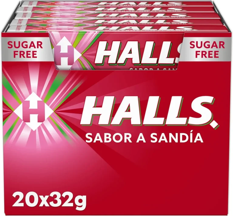 Sali Eucalyptus, limone e miele, extra forti, anguria, mix di agrumi Scatola di caramelle dure con 20 bastoncini da 32 g - Salta Fragola - - Scatola con 20 bastoncini da 32 g