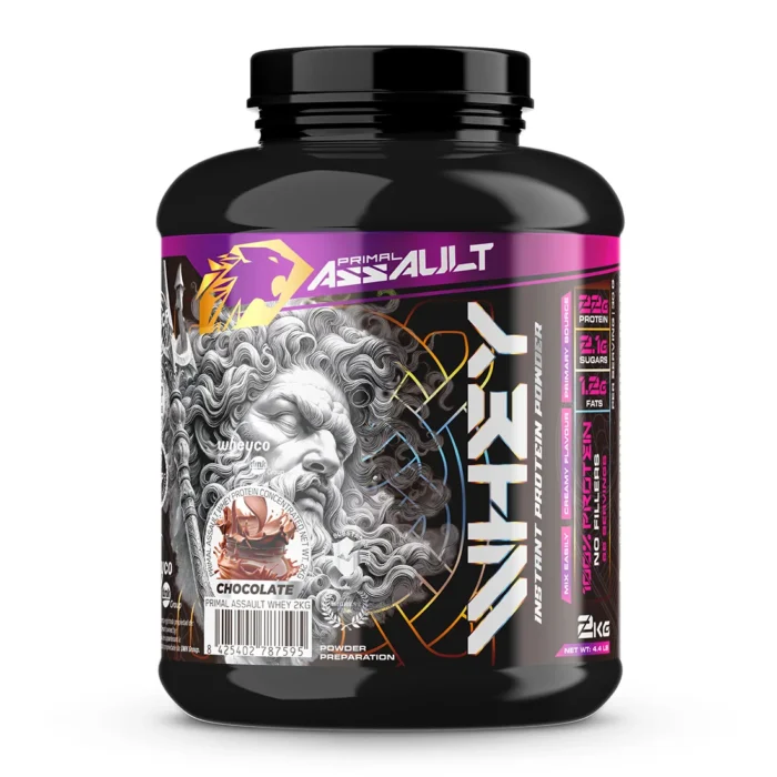 ASSAULT - Concentrato proteico del siero di latte 100% WHEYCO ® ottimizzato per lanciare i processi di sviluppo muscolare del tuo corpo. La proteina contribuisce alla crescita e al mantenimento della massa muscolare