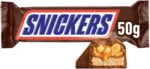 Snicker Cioccolato 24x50gr - 24 Barrette di Cioccolato con Caramello e Arachidi