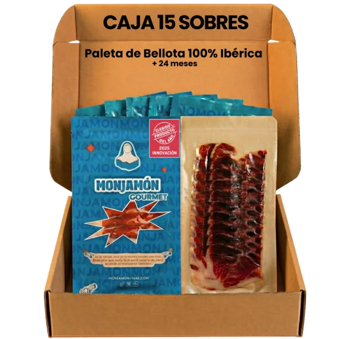 15 CONFEZIONI DI PASTA SACRA AL GIGI 100% IBERICA 24 MESI PREMIUM - Pata Negra - 80gr/ud [Prodotto del Anno 2025] - Nero Flangia - Qualità Gourmet. Pochi pezzi