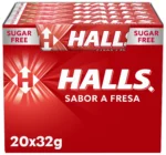 Sali Eucalyptus, limone e miele, extra forti, anguria, mix di agrumi Scatola di caramelle dure con 20 bastoncini da 32 g - Salta Fragola - - Scatola con 20 bastoncini da 32 g