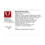 Bacche di Goji disidratate Villaolivo da 1 kg – Superalimento dal sapore dolce e leggero e gourmet per snack e ricette salutari