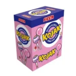 Chupa Kojak Gelato 100 Unità Senza Glutine e Lattosio, Caramelle con Stecco, Gusto Gelato Morbido e Cremoso – Marchio Fiesta