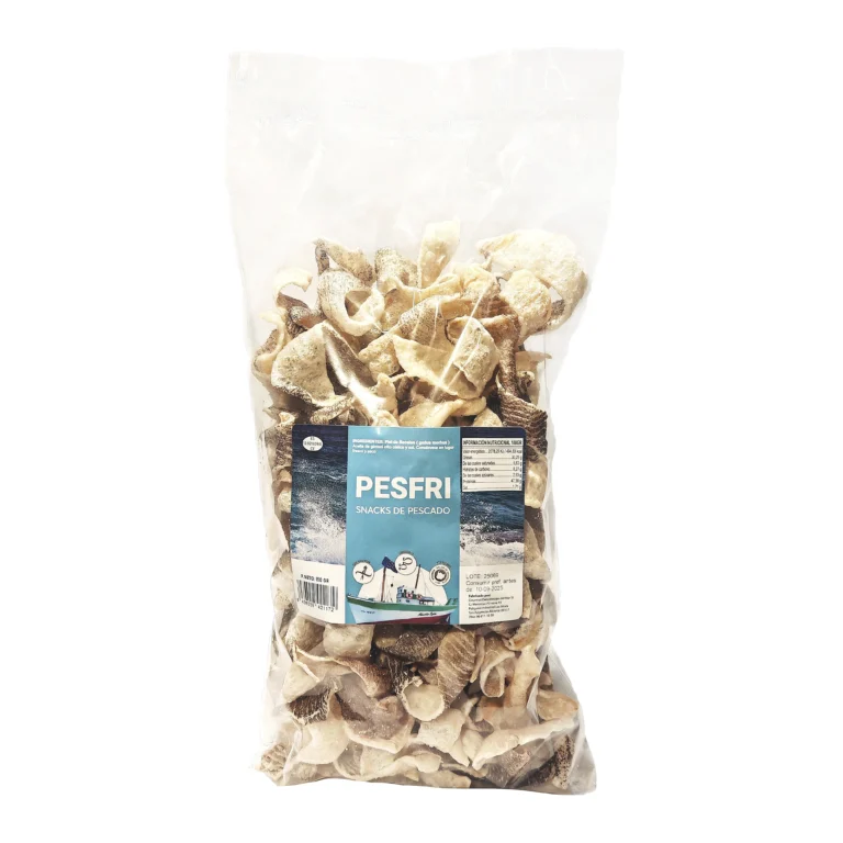 Snack della corteccia di merluzzo Pesfri (confezione da 4 unità da 150 gr)