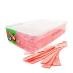 Fini Languages scatola 200u gusto fragola, cola, lampone, mela, multifrutto, melone di mela, sandia Lingua con zucchero pica, ottima qualità e gusto Fini garantito