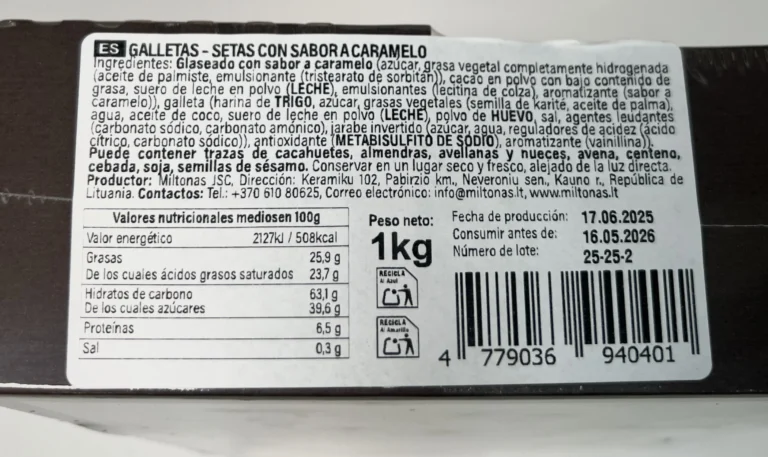 FUNNY FUNGI SETITAS IN FORMA DI WAFFERS AL GUSTO DI CARAMELLO 1 KG (CONTIENE 250 unità) MILTONAS