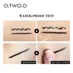 O.TW O.O Eyeliner Stamp Black Liquid Eyeliner Pen Waterproof Fast Dry Double-ended Eye Liner Pencil Make-up per cosmetici da donna - Image 4