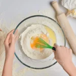 Walfos 3 pezzi Silicone acciaio inossidabile filo frusta ciotola da cucina frusta per antiaderente schiuma per uova agitatore attrezzo da cucina