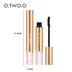 O.TWO.O 12 pz/set 3D Mascara Allungamento Nero Lash Extension Ciglia Eye Lashes Pennello di Colore Dell'oro Mascara di Trucco Kit - Image 5