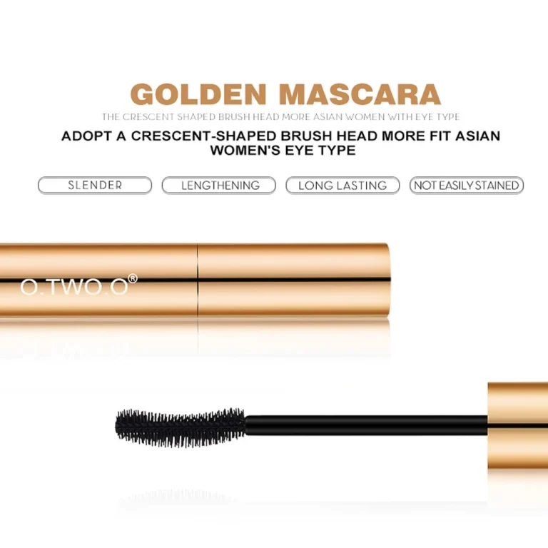 O.TWO.O 12 pz/set 3D Mascara Allungamento Nero Lash Extension Ciglia Eye Lashes Pennello di Colore Dell'oro Mascara di Trucco Kit