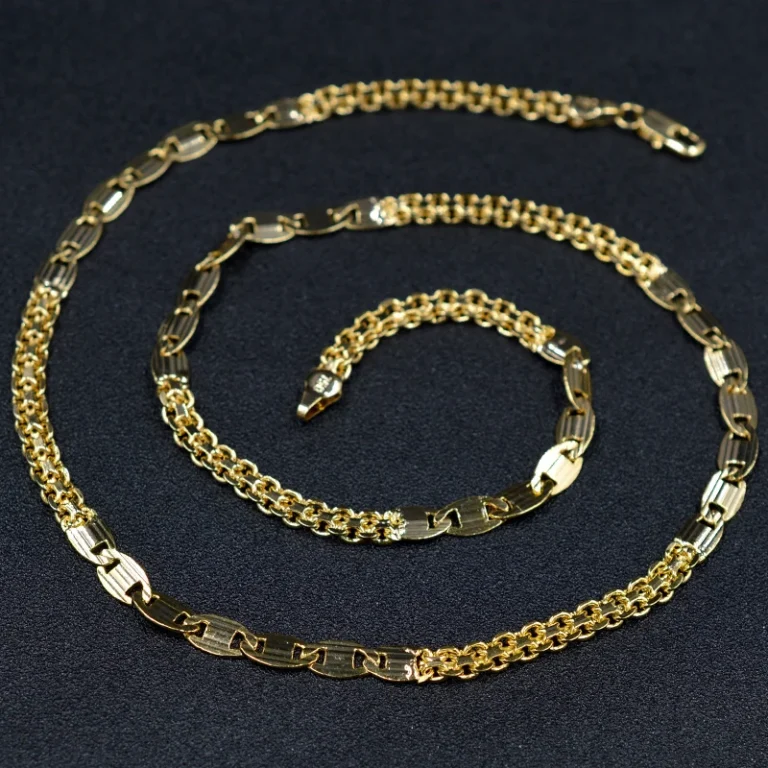 Sunny Jewelry Fashion Jewelry 2021 collana a maglie collana Maxi dichiarazione collana donna Dubai geometrica di alta qualità per regalo per feste