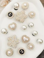 16 pezzi di perline di lusso ciondoli per scarpe fibbie in ABS bling decorazione gioielli con strass fai da te spille per zoccoli accessori adatti sandali da donna regali