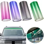 Car Window Sun Visor Strip Tint Film Front Windshield Protect Shade Blocking UV Sticker DIY Film Gradient Colorful Car Stickers
