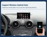 CARABC Wireless CarPlay Android Auto Per Audi A1 Q3 2012-2018 2G/3G MMI HN + RMC Con AirPlay Specchio Link funzione SCATOLA - Image 3