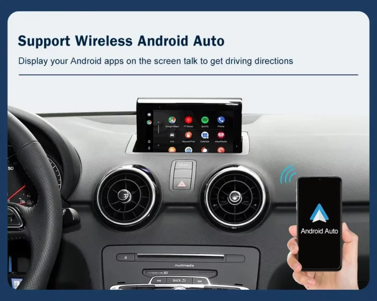 CARABC Wireless CarPlay Android Auto Per Audi A1 Q3 2012-2018 2G/3G MMI HN + RMC Con AirPlay Specchio Link funzione SCATOLA