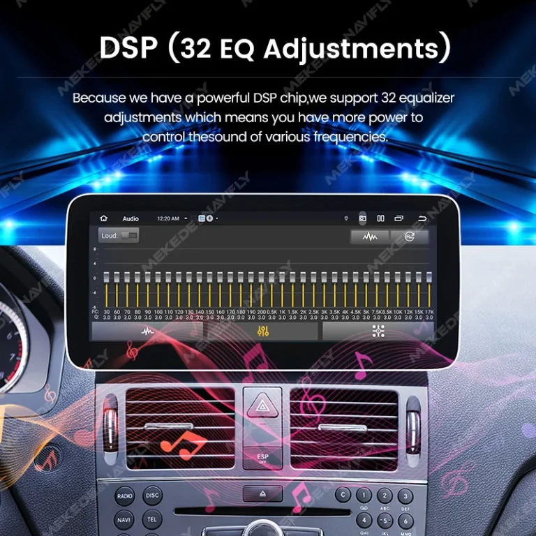 MEKEDE 12.5 pollici Android 14 Wireless Carpaly Auto Radio per Mercedes Benz Classe C W204 S204 2008-2010 GPS DSP Lettore multimediale