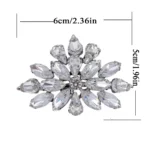 1PC clip per scarpe da donna rimovibili scarpe da sposa da sposa decorazione donna ciondoli con tacco alto gioielli strass decorazione di scarpe di cristallo - Image 5