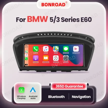 BONROAD CarPlay Screen Radio Android Auto Multimedia Player per BMW 5/3 Serie E60/E61/E62/E63/E90/E91/E92/E93/M3 CCC Mask CIC