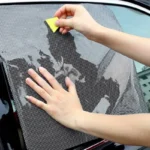 2Pcs Car Sunshade Stickers static Electrostatic Window Sun-shading Stickers Sun Block Car Rear Windows Side Blocks Cover Film - Image 4