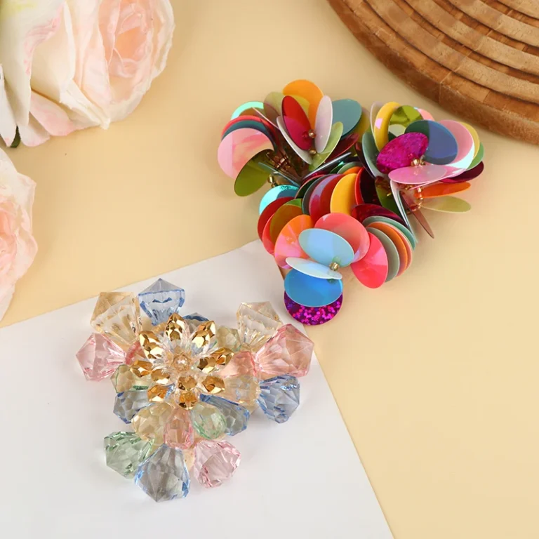 Set di clip per scarpe da sposa, fibbie a fiori con perline scintillanti per glamour istantaneamente i tuoi tacchi, il regalo blu perfetto per la sposa