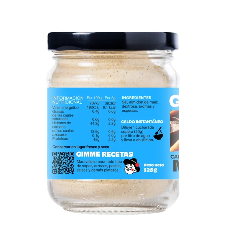 Sapore preparato per brodo di frutti di mare Gimme, senza allergeni, senza glutammato, senza conservanti