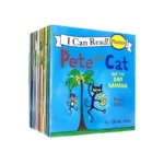 12 libri/set posso leggere Pete The Cat Libri illustrati in inglese Libro di fiabe per bambini Libro di lettura tascabile per la prima educazione