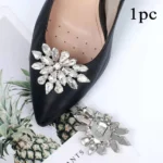 1PC clip per scarpe da donna rimovibili scarpe da sposa da sposa decorazione donna ciondoli con tacco alto gioielli strass decorazione di scarpe di cristallo