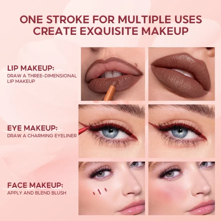 Set di matite per labbra IMAGIC 6 colori/set Forma scolpita Liner preciso senza peso con texture sfumabile Trucco rossetto morbido opaco