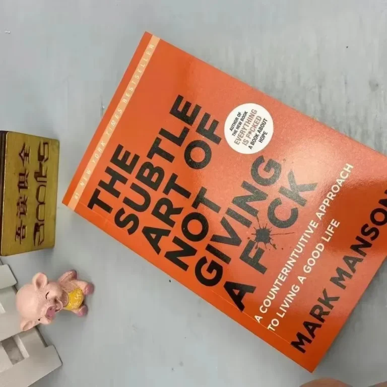 L'arte sutil di non dando un Fxck / ogni cosa è Fxcked di Mark Manson Libro antistress per autogestione