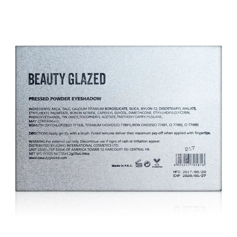 BEAUTY GLAZED Impressed Me Perfect 35 colori Matte Shimmer Palette per trucco impermeabile a lunga durata