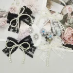 4 pezzi stile barocco pizzo papillon pendenti per scarpe fiore lacci delle scarpe ciondoli lacci delle scarpe fibbie decorazioni fai da te clip per scarpe accessori