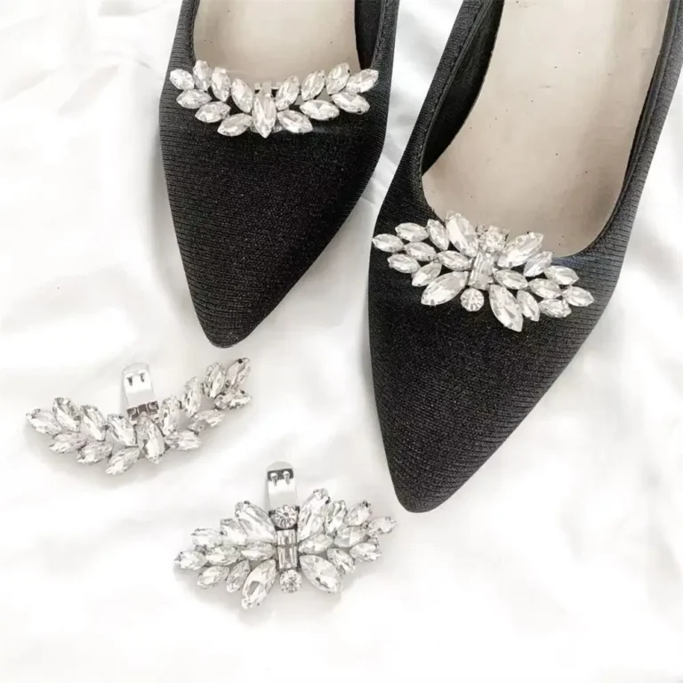 1PC Lady Crystal Shoe Clips Fascino rimovibile Gioielli Fibbia Donna Tacco alto Strass Scarpe Matrimonio Decorazioni di gioielli lucidi