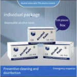 100 pz monouso 75% alcol salviette umidificate per antisettico pelle pulita gioielli telefono cellulare per la disinfezione uso strumenti puliti del tatuaggio - Image 2