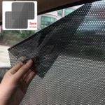 2Pcs Car Sunshade Stickers static Electrostatic Window Sun-shading Stickers Sun Block Car Rear Windows Side Blocks Cover Film