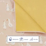HappyFlute Tappetino da gioco dal design antiscivolo Tappetino da gioco da pavimento morbido Tappeto strisciante pieghevole Tappeto per attività di gioco per bambini Coperta pieghevole per bambini - Image 3