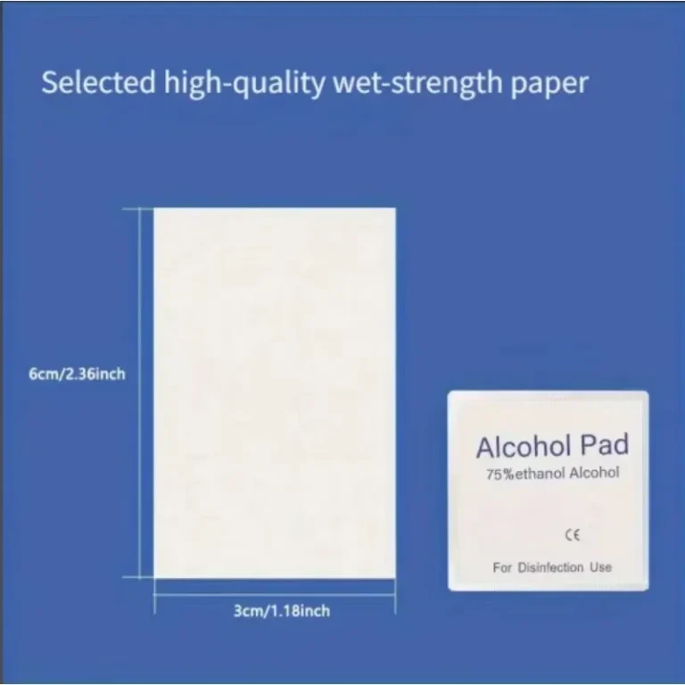 100 pz monouso 75% alcol salviette umidificate per antisettico pelle pulita gioielli telefono cellulare per la disinfezione uso strumenti puliti del tatuaggio