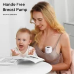BornBL S12 Tiralatte Elettrico Doppio/Semplice, Estrattore di Latte Mamma Poratable a Mani Libere, Tiralatte Slient per Il Bambino