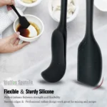 WALFOS utensili da cucina utensili da cucina Set di spatole in Silicone cucchiaio spatole per torte per cucinare cottura e miscelazione