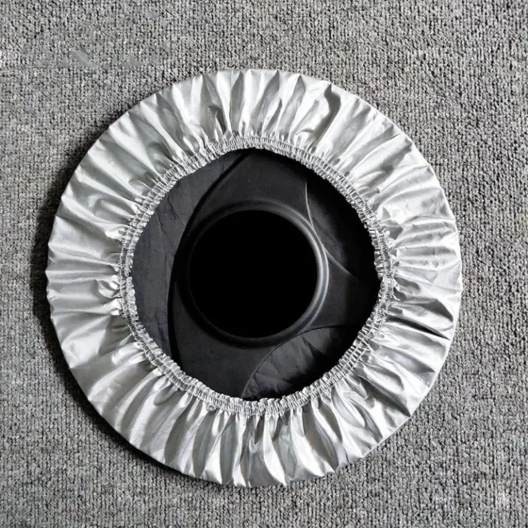 Auto Car Steering Wheel Sunshade Side Window Shade Silver Coated Cloth Steering Wheel Cover Sunscreen Insulation Side Sun Shade