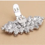 2/1PC cristallo lucido scarpe da donna decorazioni clip tacco alto charms fibbia gioielli spilla ciondolo borsa accessori sposa sposa nuovo